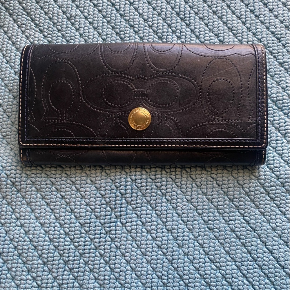 Coach wallet, black